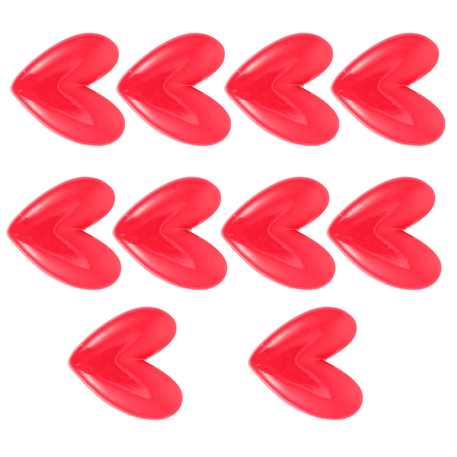 

10pcs Refrigerator Magnets Love Heart Magnets Office Magnets Decorative Magnets