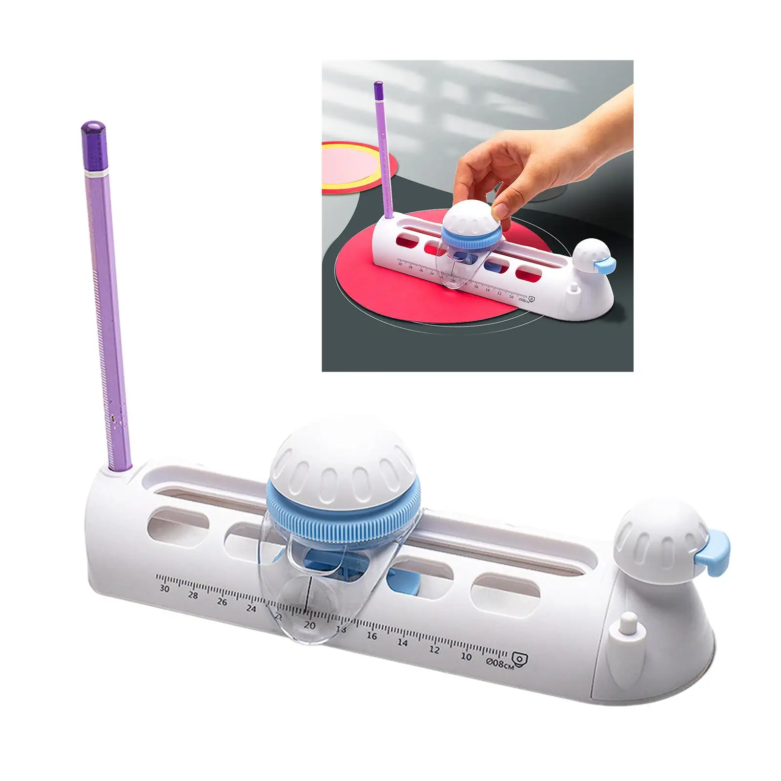 

Rotary Circle Cutter Paper Trimmer for Scrapbooking DIY Cards Making Craft Supplies Beginners