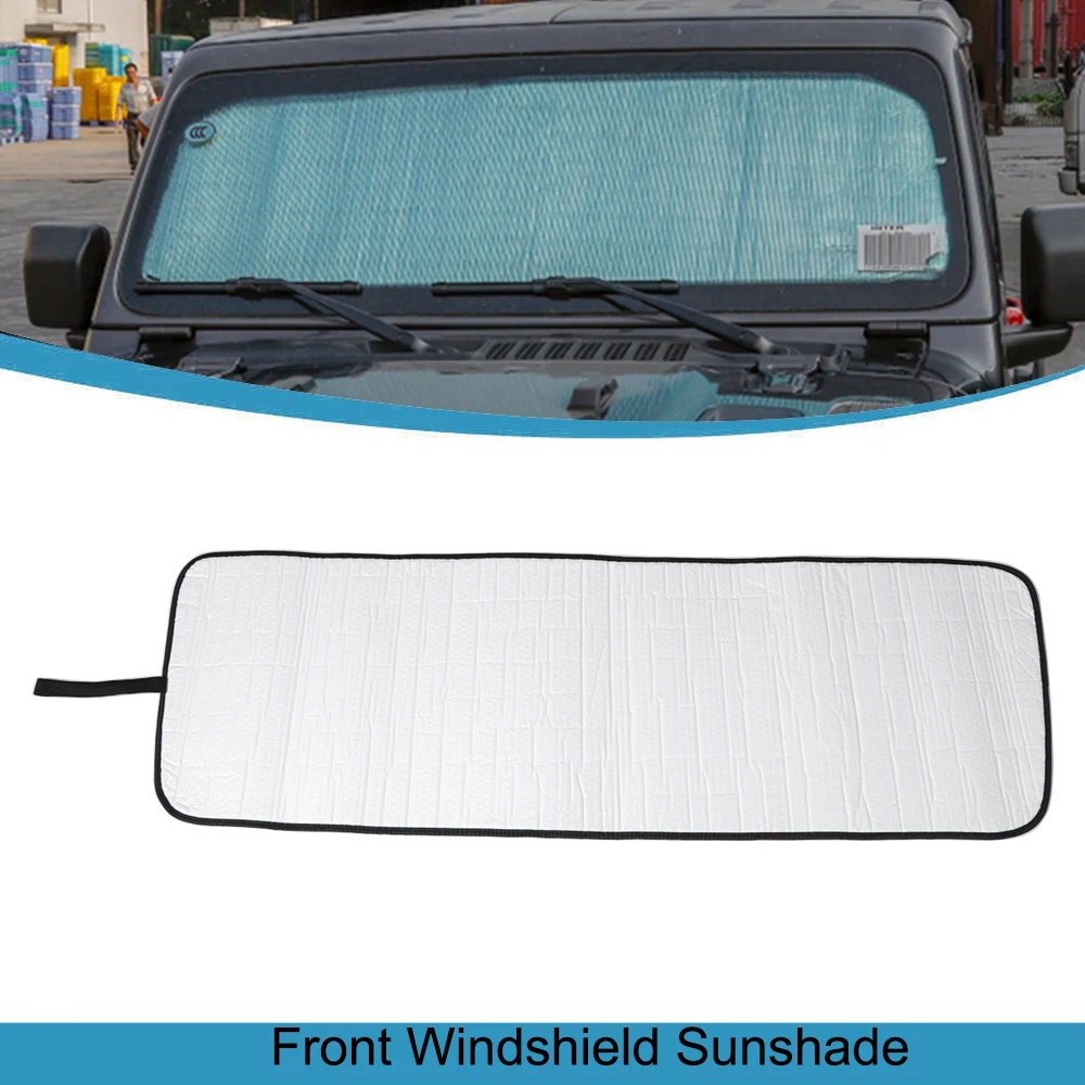 CarFrontWindshieldSunshadeWindscreenCoverforJeepWranglerJL