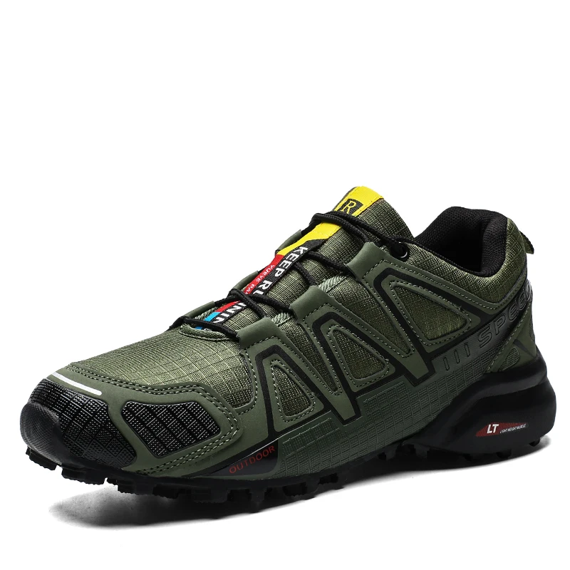 Plus Size Walking Men Hiking Shoes Outdoor Casual Wear-resistant Breathable Mens Climbing Shoes Basics Running Sports
