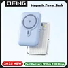 4 in 1 Macsafe Power Bank 10000mAh 22.5W Cable Super Fast Charging Battery Magnetic Wireless Powerbank For iPhone Xiaomi Samsung 1