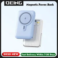 4 in 1 Macsafe Power Bank 10000mAh 22.5W Cable Super Fast Charging Battery Magnetic Wireless Powerbank For iPhone Xiaomi Samsung 1