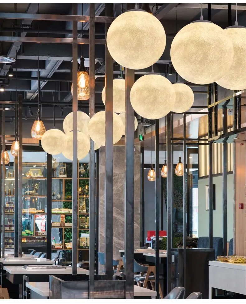 Nordic Moon LED Pendant Light 14