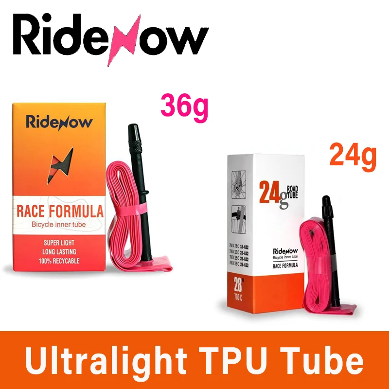 UltraLight Inner Tube Road Bike Inner Tube RideNow Gravel/700c 18 23 25
