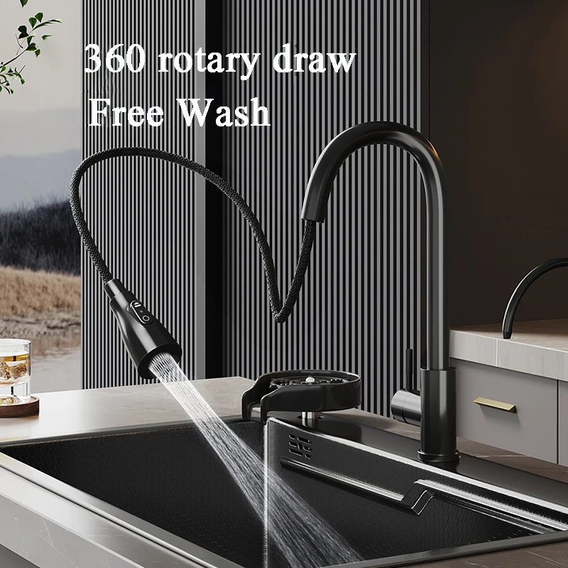 Handmade Black Nano Honeycomb Embossed Stainless Steel Kitchen Sink Single Bowl Undermount with Square Shape and Three Holes