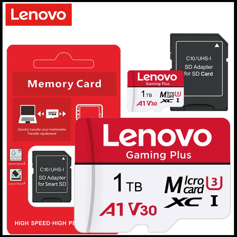 오리지널 레노버 마이크로 SD 카드 1TB 고속 SD 메모리 카드 128GB U..