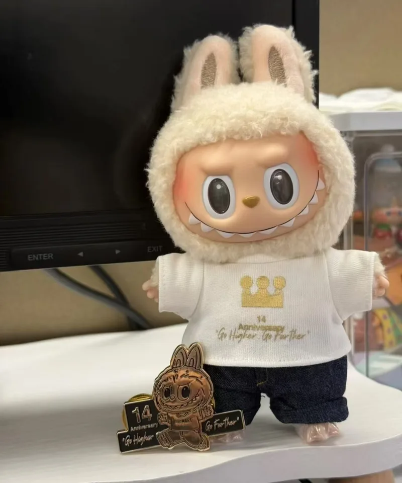 キャラクターぬいぐるみ 14周年記念　Labubu Authentic Labubu Limited Edition 14th Anniversary – ELC Toys UAE