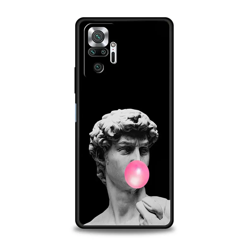 Artistic David & Mona Lisa Phone Case - Aesthetic Design Cover
