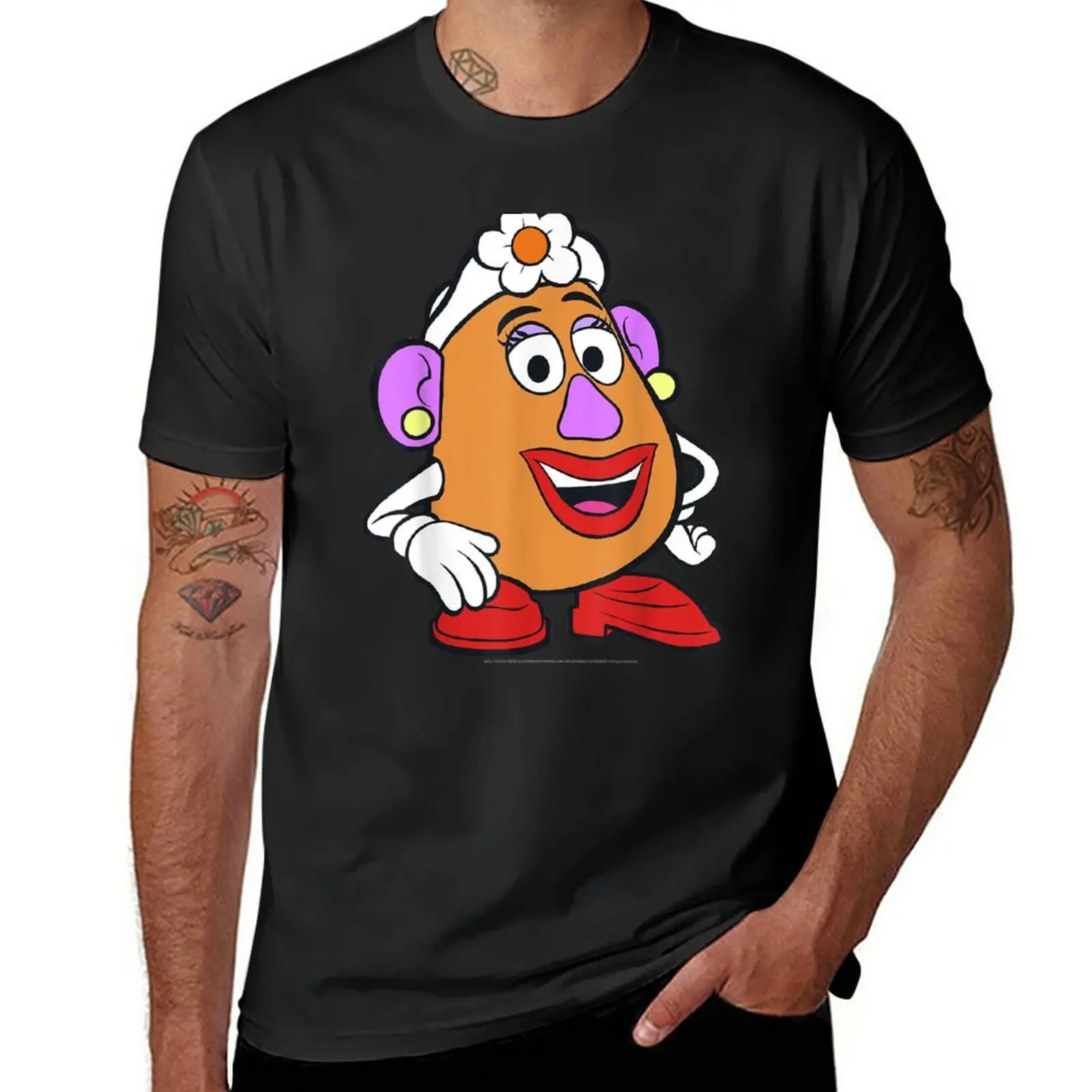 

New Mrs. Potato Head Big Portrait T-Shirt quick-drying t-shirt black t shirts aesthetic clothes slim fit t shirts for men