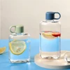 360ML Creative Flat Water Bottle Plastic Travel Bicycle Drinking Juice Reusable Portable Bottles BPA Free Sports Drink Bottle 6