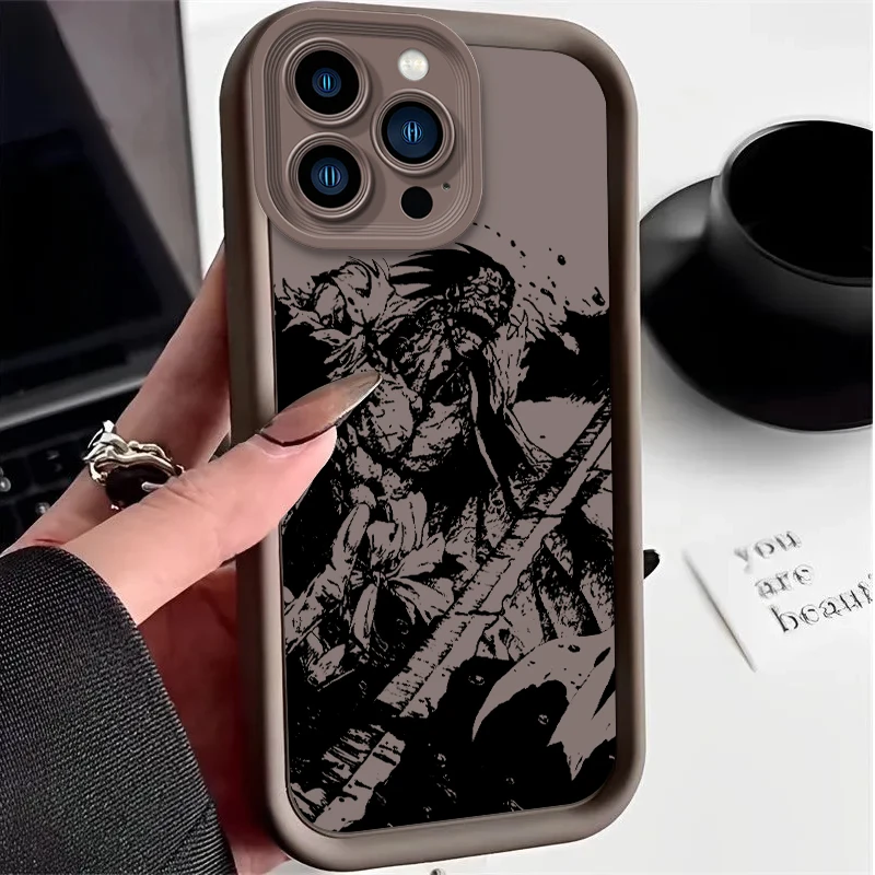Bleach Anime Liquid Soft Silicone Shockproof Phone Case Cover