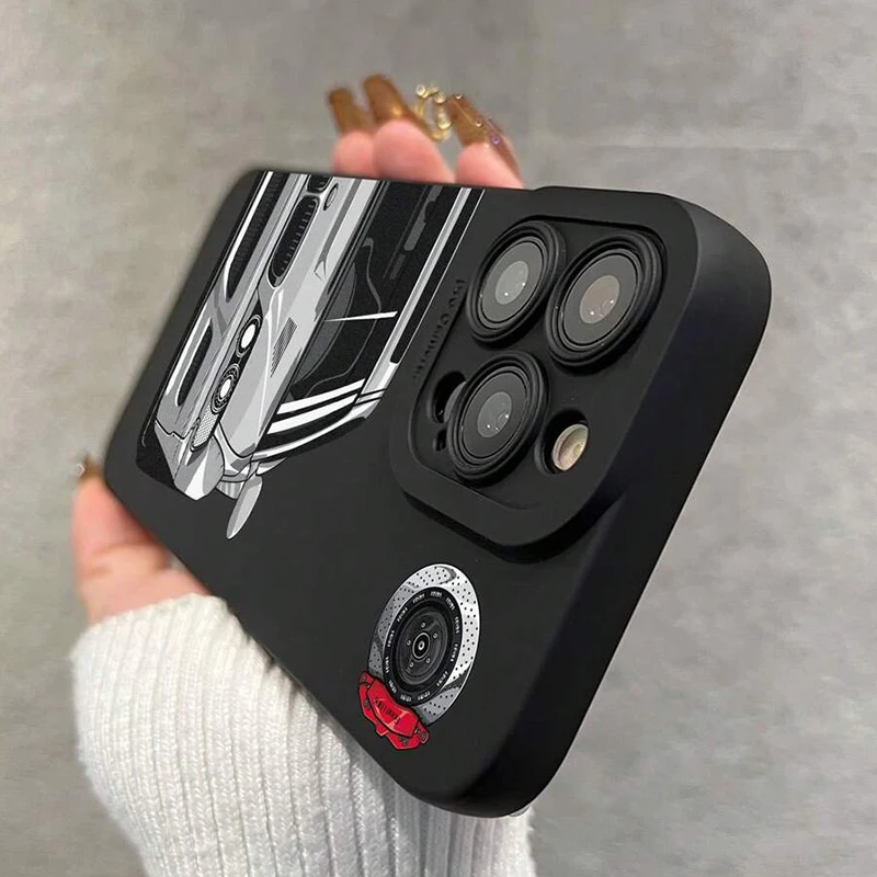Stylish Camera Pattern Soft Silicone Phone Case