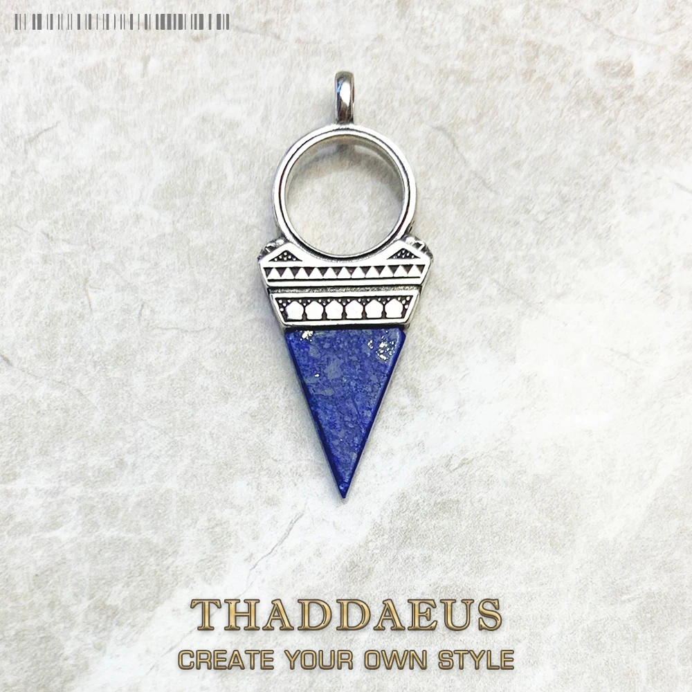 Pendant Lucky Blue Triangle Summer Brand New Rebels Jewelry Europe 925