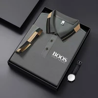 Polo à manches courtes pour hommes, haut décontracté, à la mode, respirant, confortable et tendance, nouvelle collection 3