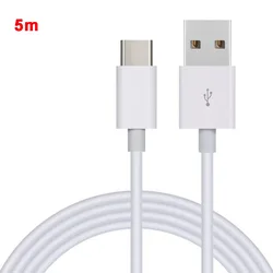 Pure Copper Core USB to Type - C Data and Charging Extension Cable (Various Lengths) (5m)