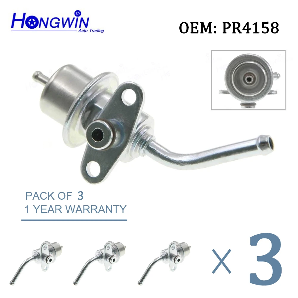 3 Pcs Genuine No. Pr4158 8970706200 Fuel Pressure Regulator For Isuzu
