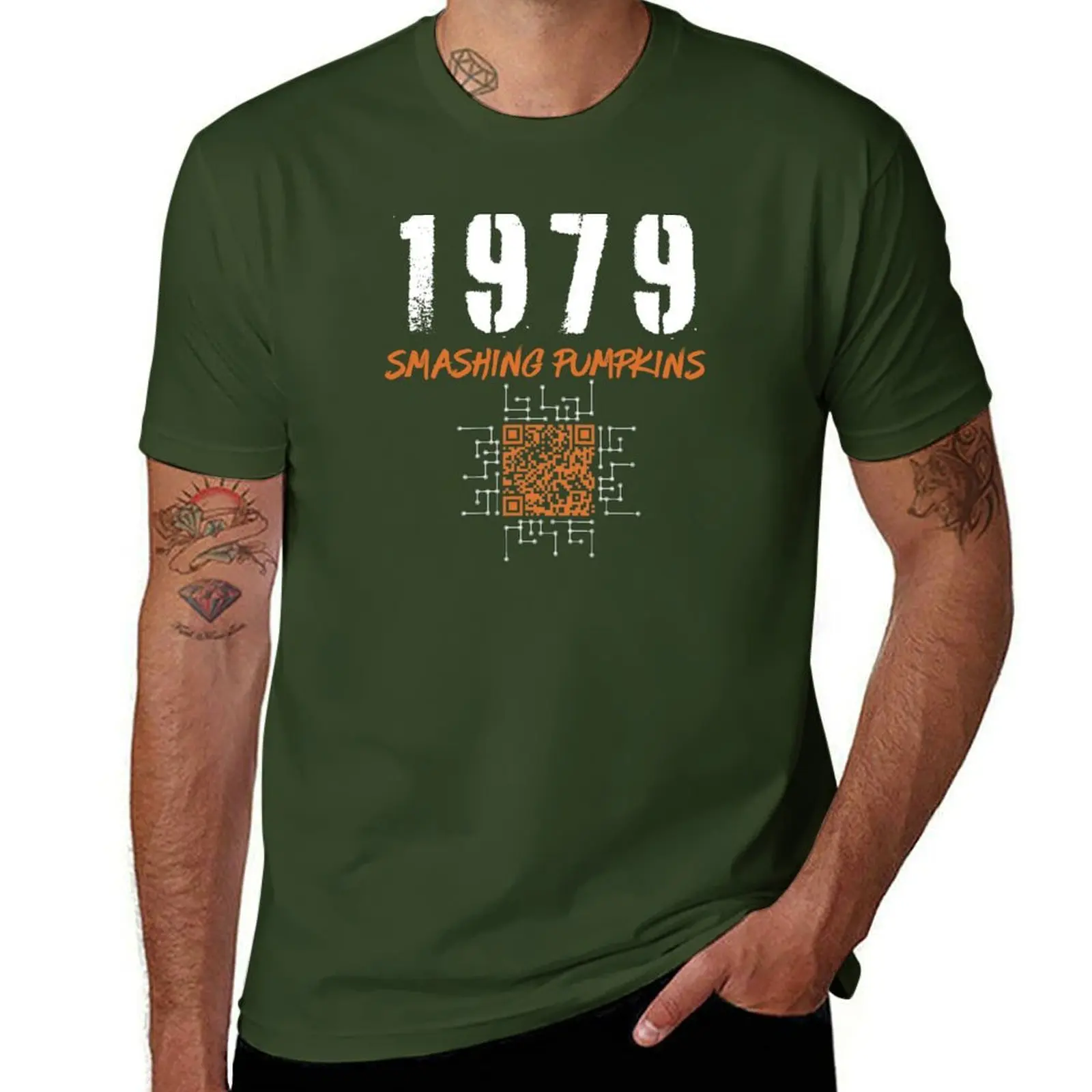 1979 Smashing Pumpkins T-Shirt oversizeds Short sleeve tee t