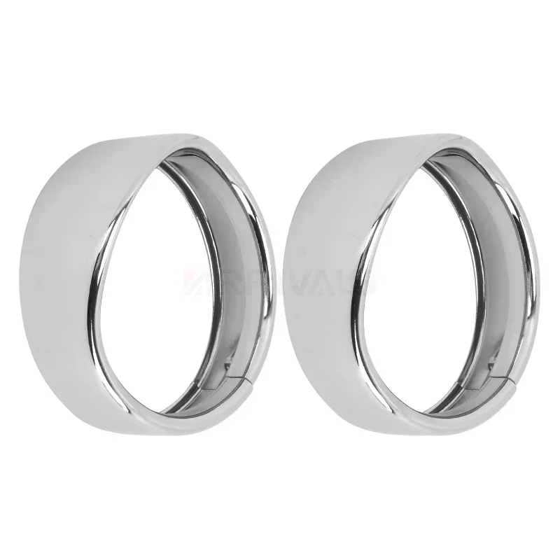 Aazon.co: 7" Headlight Tri Ring Decorate Visor + 4.5" Fog Light Tri