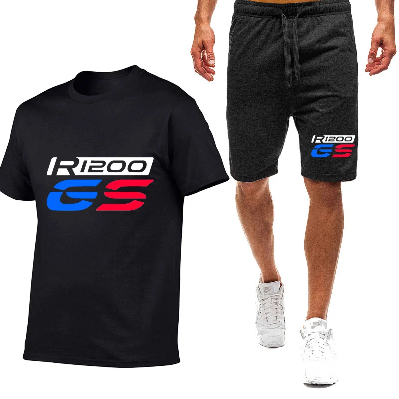 Men Summer Short Sleeve Tshirt and Shorts Set
