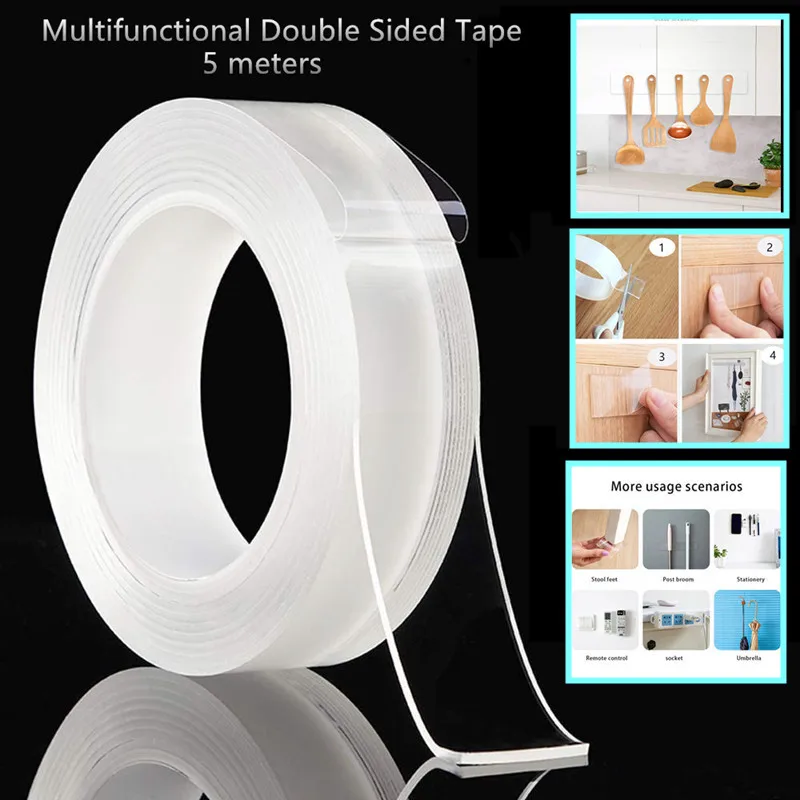 3MDoubleSidedTapeNanoTape5MHomeApplianceWaterproofWall