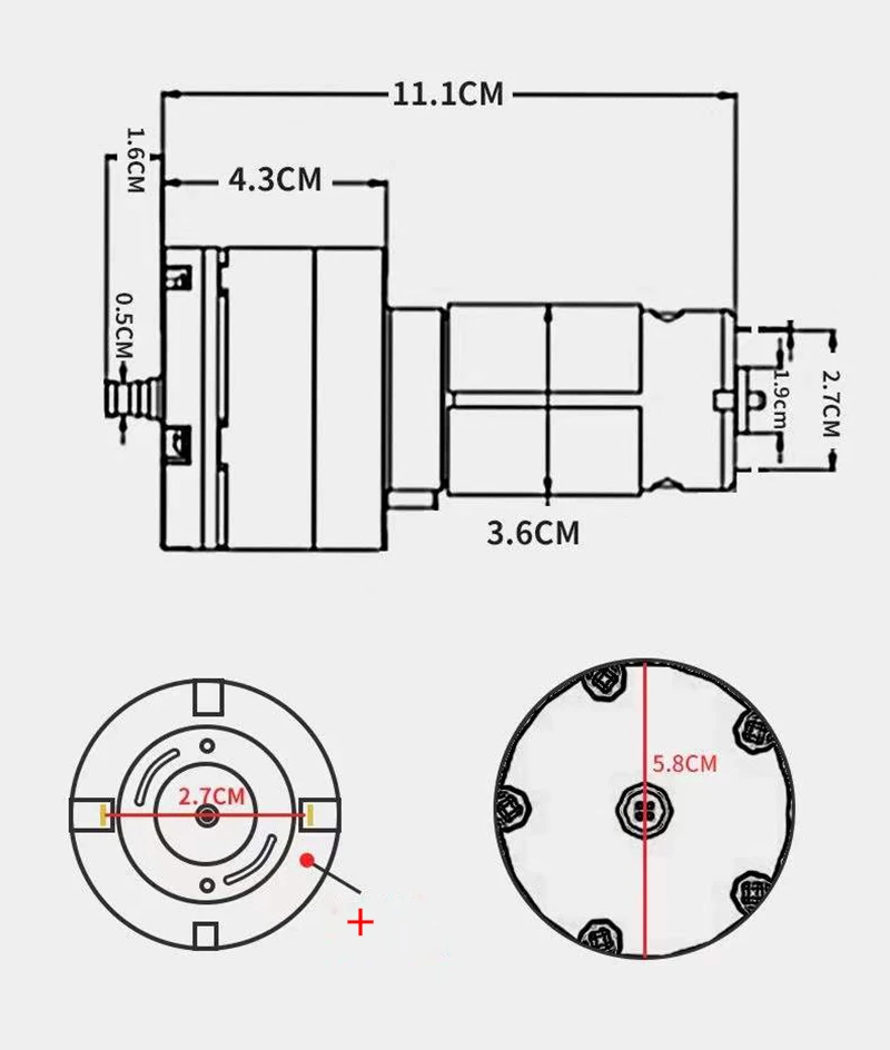 Oxigênio Silenciosa 12V Bomba de Ar 24V
