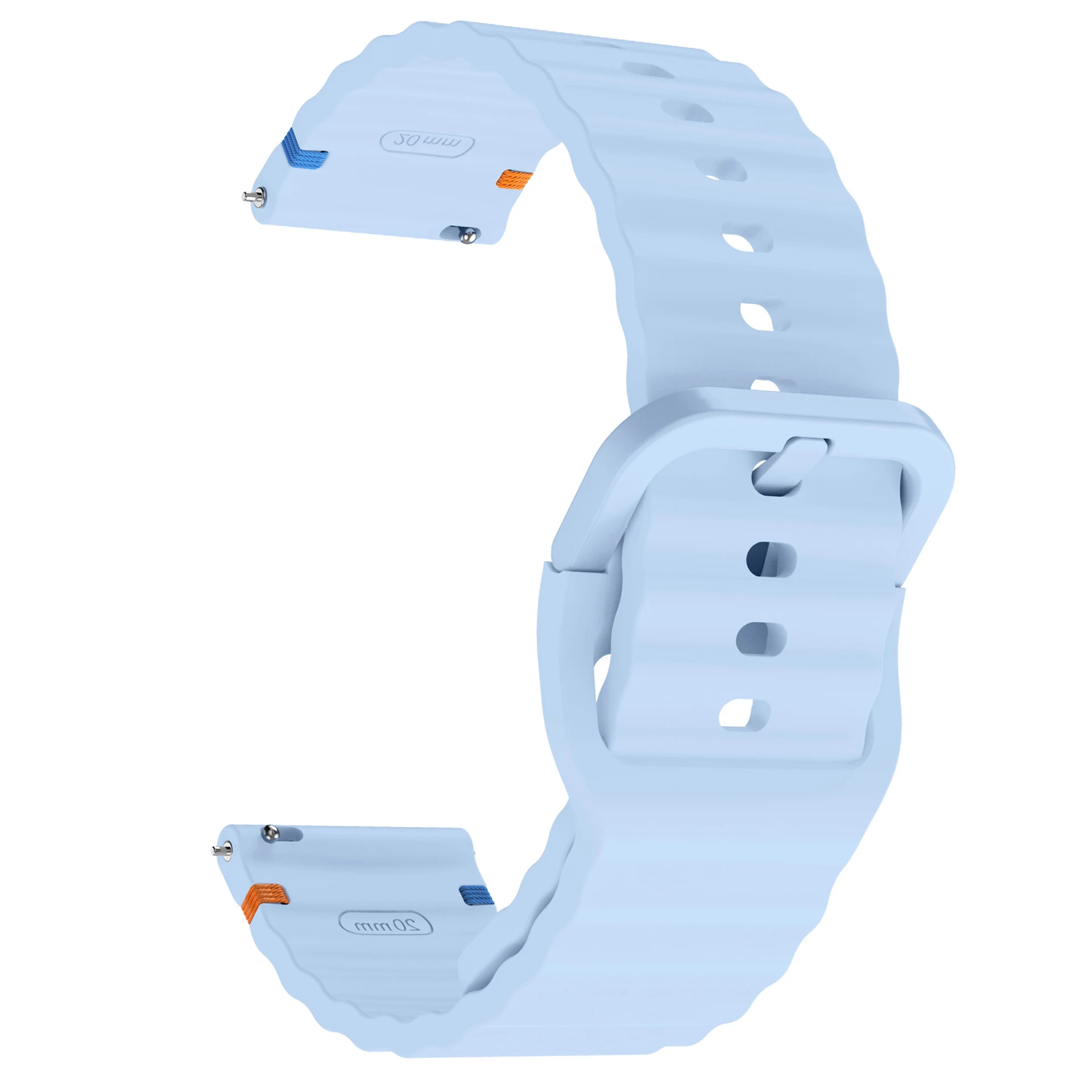 Silicone Sports Watch Strap - 20/22mm, Universal Fit