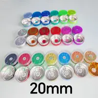 1,000pcs 20mm Aluminium Plastic Pharmaceutical Caps!Many Colored Caps, Pharmaceutical caps,Caps for crimping glass vial 1