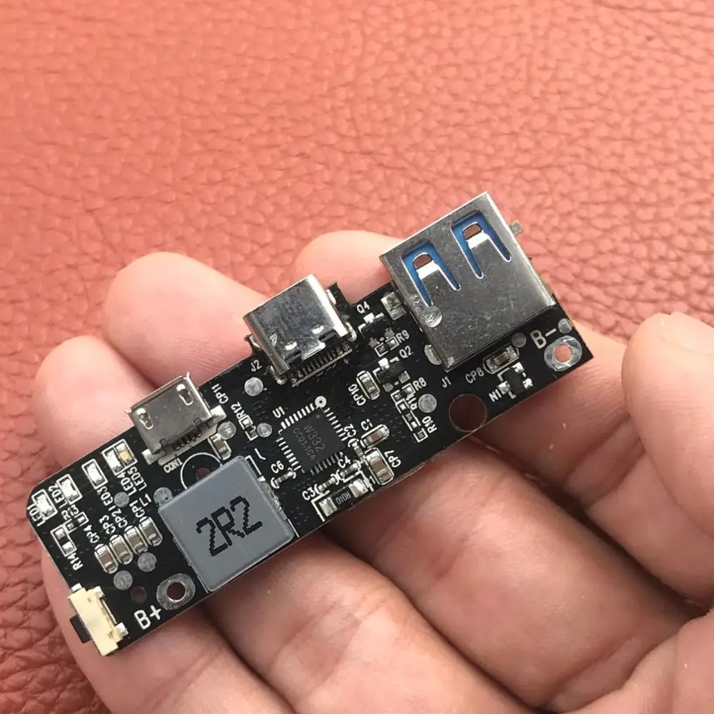 Type-C Micro USB QC 3.0 Quick Charging Module 5V 6V 9V 12V Fast Charger module for 18650 Battery DIY Mobile Power bank
