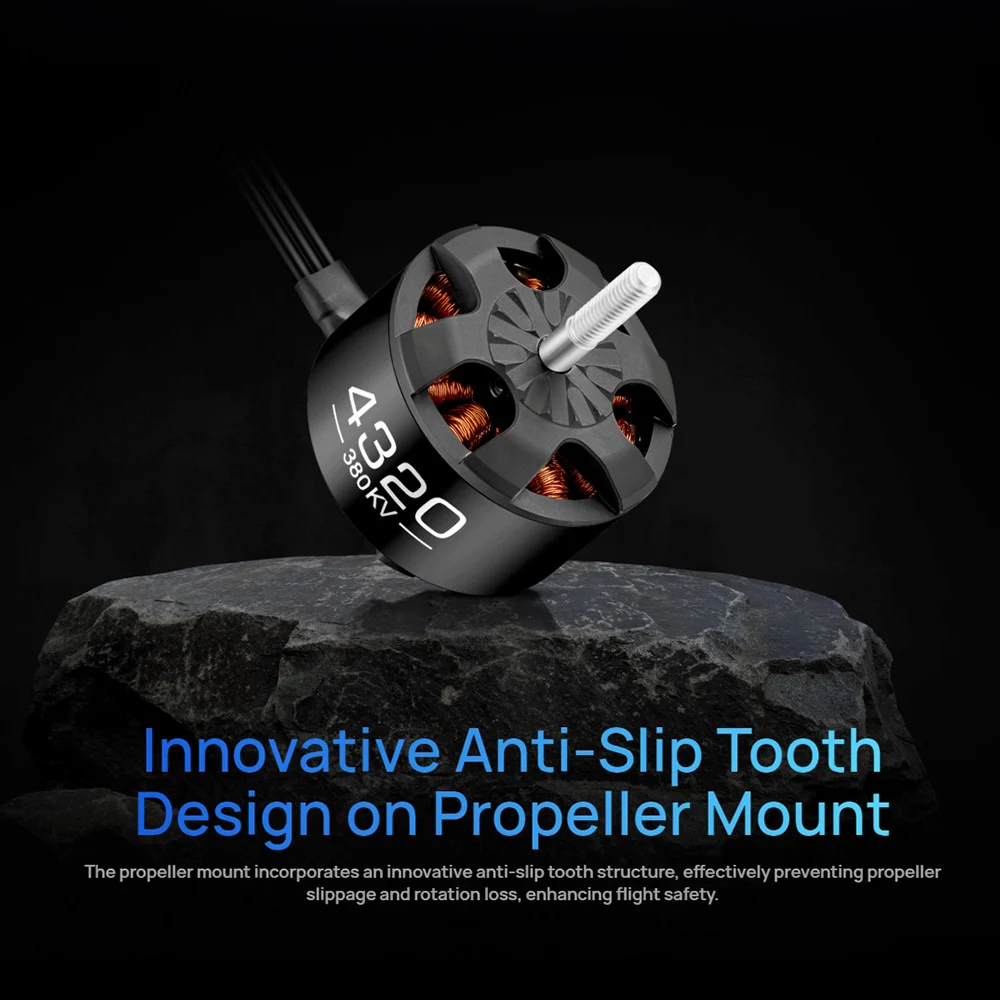 HOBBYWING FPV 드론 브러시리스 모터 4315 4320 4720 (300-520KV) 고효율 및 강력한 성능