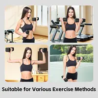 20LBS Adjustable Dumbbell Set, 4 in 1 Free Weights Dumbbells Set for,4lb 6lb 8lb 10lb, with Metal Non Slip Handle，Quick Change，H - Image 6