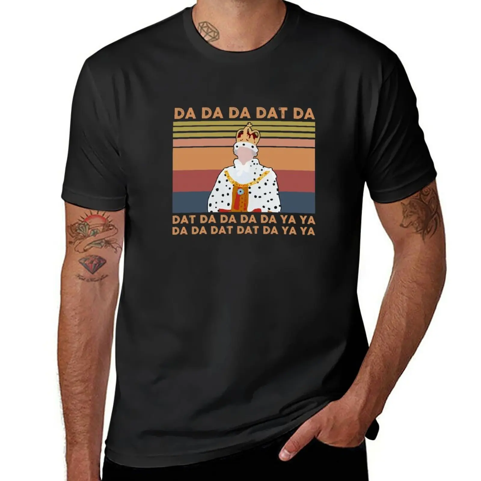 New Hamilton King-George Chorus Da Da Dat Da Vintage T-Shirt Anime New Edition T Shirt Uomo Workout Shirt