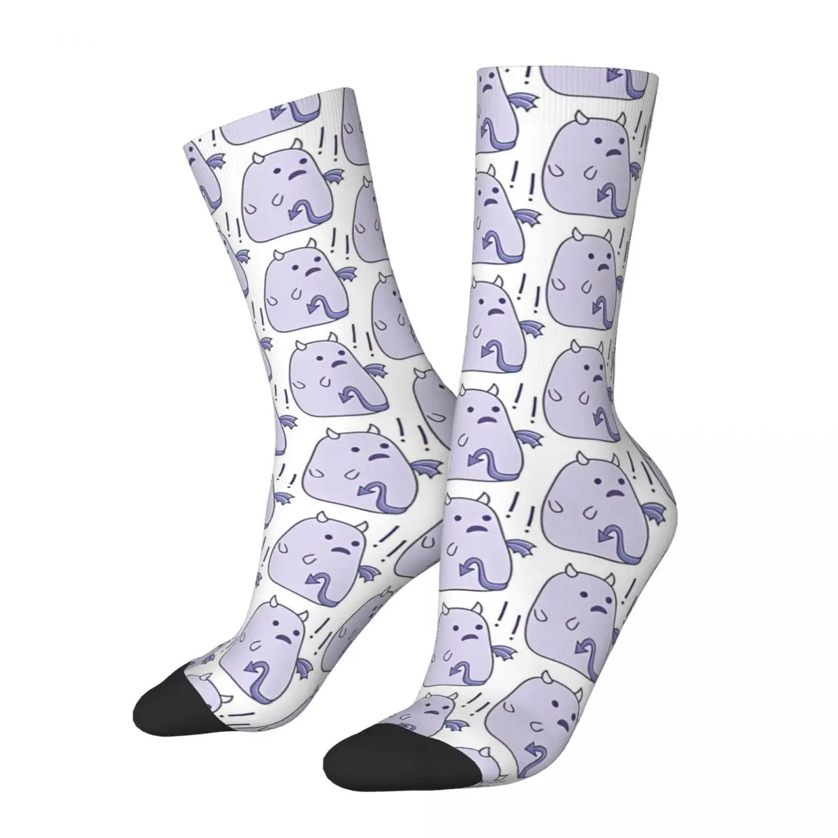

Lilac Ghost Of Disapproval Socks Male Mens Women Summer Stockings Hip Hop