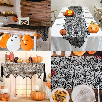 Black Lace Table Runner 6