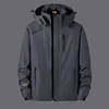 Men Waterproof Jackets 6XL 7XL Plus Size Outdoor Hiking Windbreaker Wear-resistant Breathable Mountaineering Jacket 3