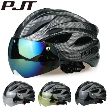 Magnetic Goggles Cycling Helmet 1