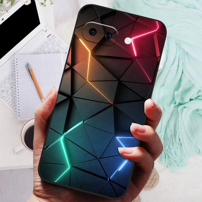 Cartoon Silicone Back Cover Phone Case - Soft Bumper Coque