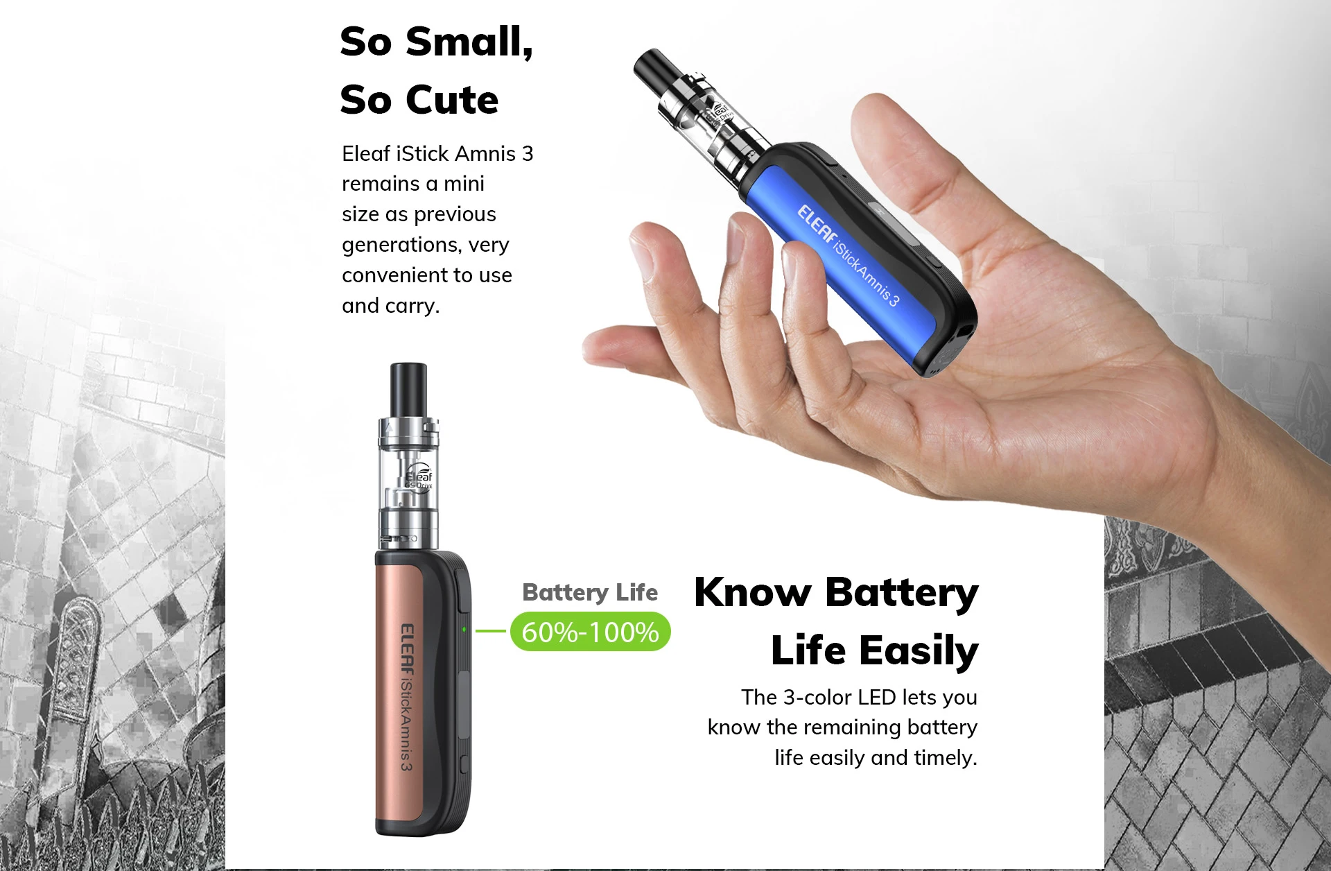 S78457f283af74fcb8db0553f618a38b37-eleaf istick amnis 3 kit mit gs antriebs tank 2ml & gs luft 0,75 ohm spule 900mah batterie elektronischer zigaretten verdampfer eleaf istick amnis 3 kit mit gs antriebs tank 2ml & gs luft 0,75 ohm spule 900mah batterie elektronischer zigaretten verdampfer_S78457f283af74fcb8db0553f618a38b37