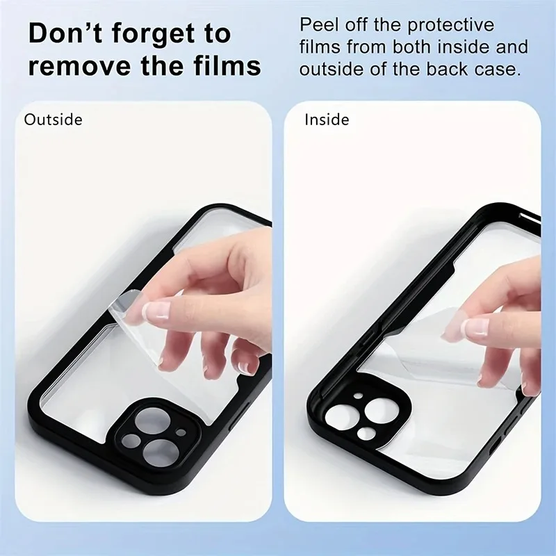 360 Full Cover Shockproof Dust-Proof Case with Screen Protection