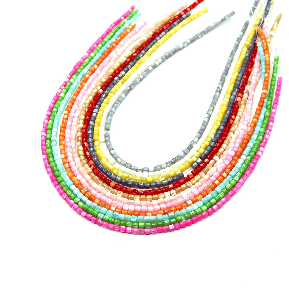 

Natural Shell Colorful Small Beads DIY Homemade Neutral Necklace Earrings Jewelry Accessories Decoration Trend