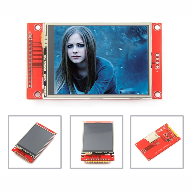 SPI 직렬 TFT LCD 모듈 디스플레이 스크린, 프레스 패널 없음, MCU용 드라이버 IC ILI9341, 2.8 인치, 240X320