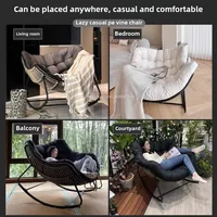 Chaise à bascule de luxe pour adultes, fauteuil inclinable, balcon, maison, canapé, loisirs, paresseux, chambre à coucher, salon, célébrité Internet, canapé 3