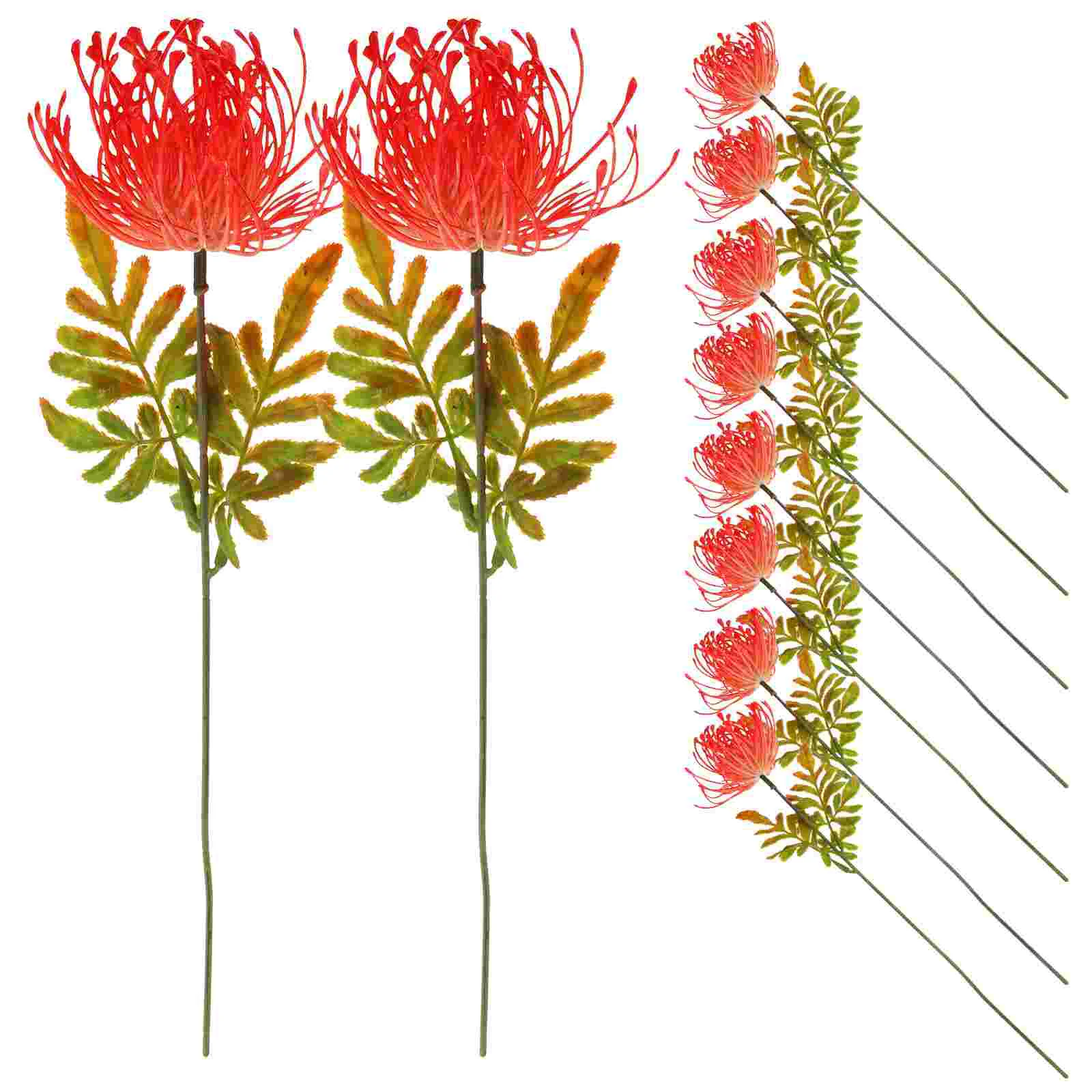 

Artificial Flower Stems Red Spider Lily Flowers Lycoris Radiata Stems Artificial Simulated DIY Table Centerpiece Decor