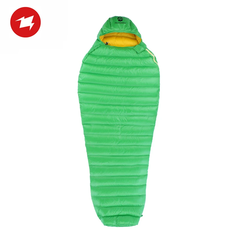 AEGISMAX LETO Series Outdoor Adult Camping Ultralight Mummy 700FP Ultra Dry Goose Down Spring Autumn Sleeping Bag Lazy Bag