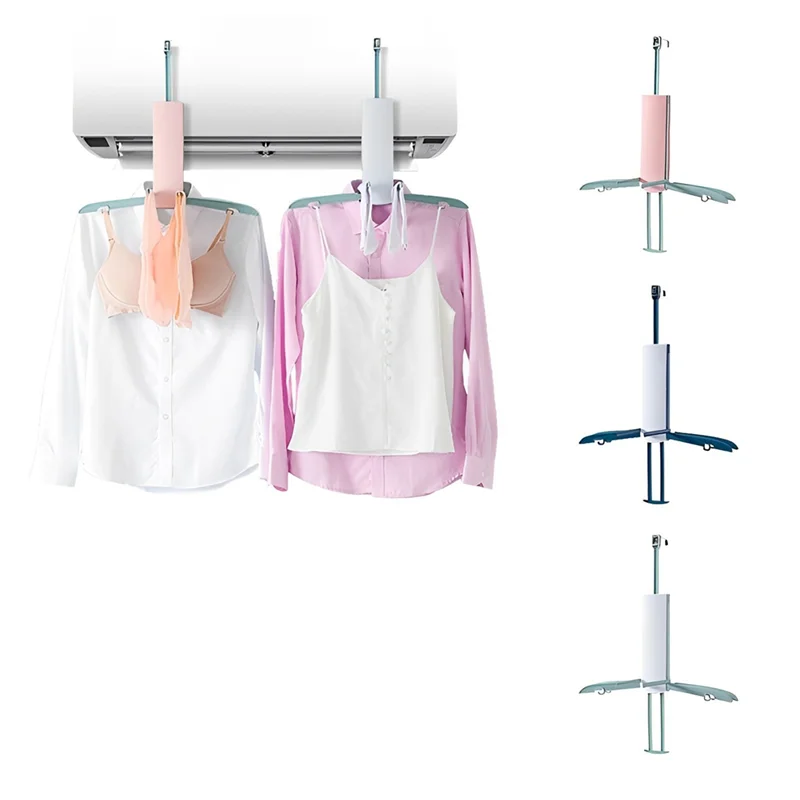 Travel Friendly Drying Rack, Portable Under The Air Conditioner Drying Rack For Rain Days