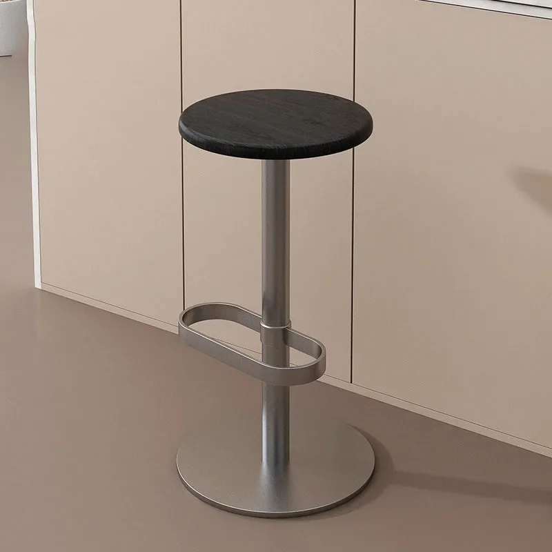 Minimalist Modern Designer Bar Chair Nordic Makeup Aesthetic Elegant Counter Barstools Restaurant Chaise Garden Furniture