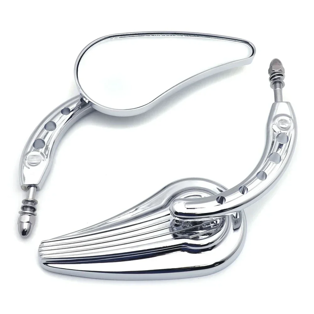 Raindrop Side Mirrors For Harley Davidson Touring Street Glide Road Glide Special Motorcycle Parts