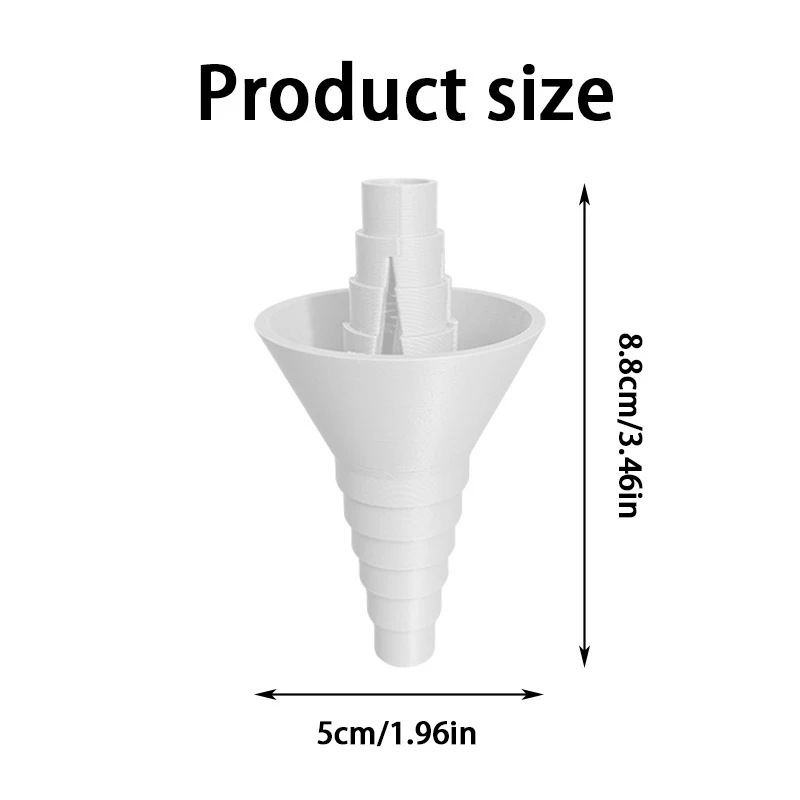 Portable Refillable Bottle Funnel & Liquid Transfer Kit for Fragrance, Oils, Lotions, and Shampoos