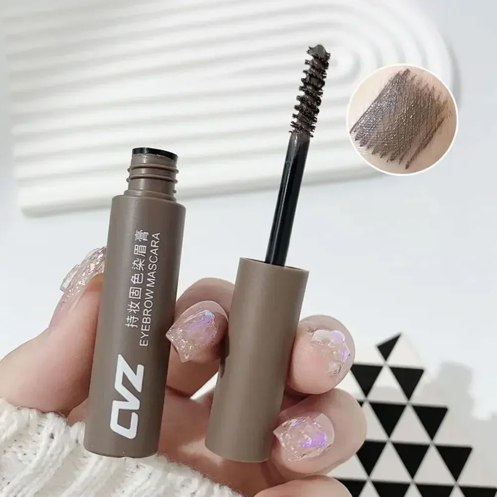 4 Colors Long Lasting Waterproof Eyebrow Mascara Cream Eye Brow Shadow Makeup Beauty Comstic Tools with Brush Dye Eyebrow Gel 5