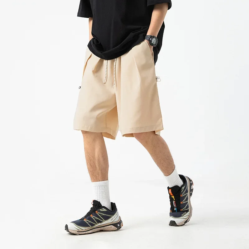 Men Cargo Shorts Summer Short Pants Pockets Joggers Pants Sweatpants Outdoor Solid Streetwear Gym Shorts New