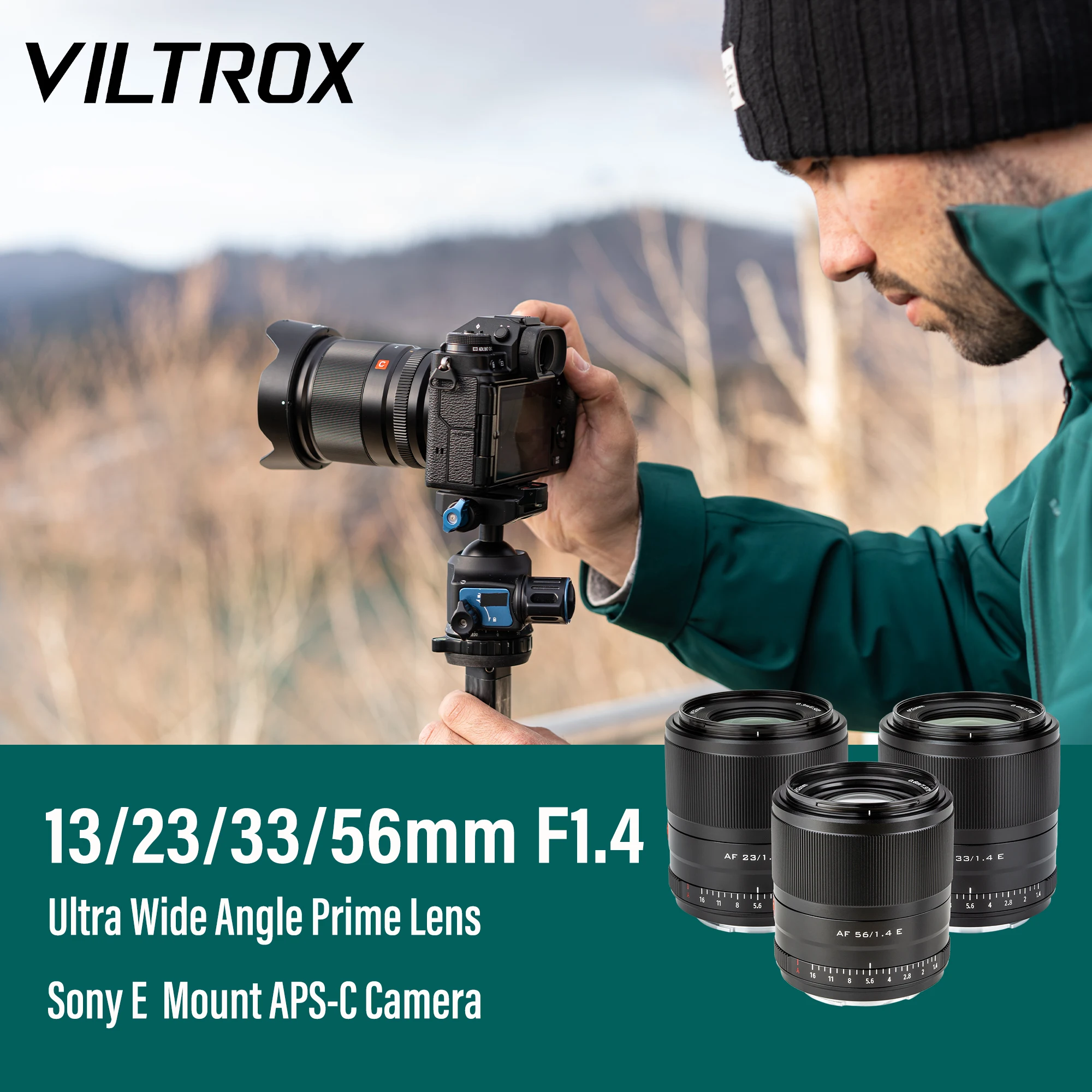 

VILTROX 13mm 23mm 33mm 56mm F1.4 for Sony E Lens Auto Focus Prime Large Aperture Lens Sony Camera A6500 A6400 A6600 ZV-E10 FX30